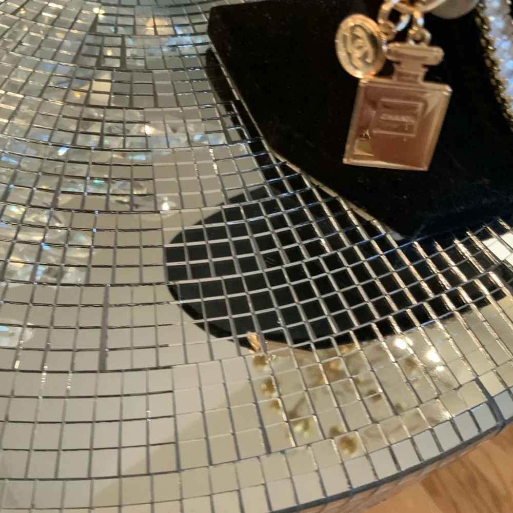CHANEL Gold and Silver necklace with cubic zirconia - Picture 10 of 10